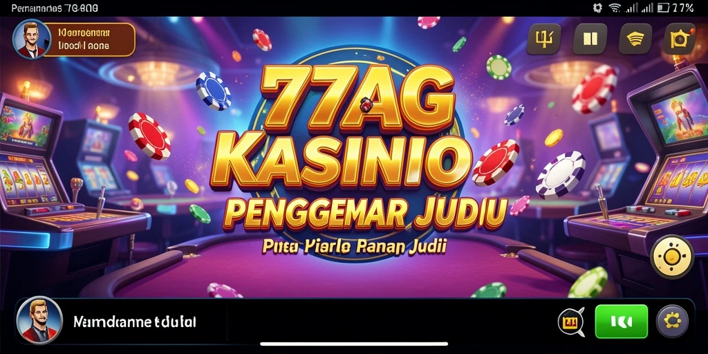 Gameplay mendebarkan dari 77AG yang menghadirkan aksi kasino.