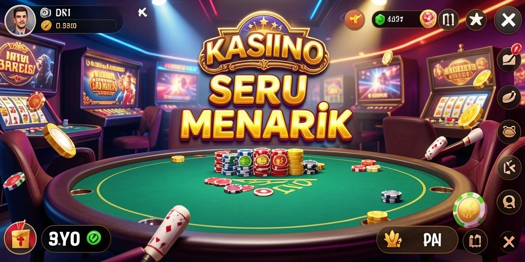 Screenshot utama DY01 menampilkan gameplay kasino yang menarik dan interaktif.