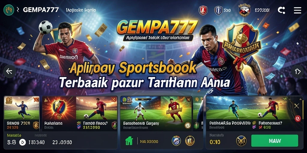 Screenshot utama GEMPA777 menampilkan antarmuka taruhan yang menarik.