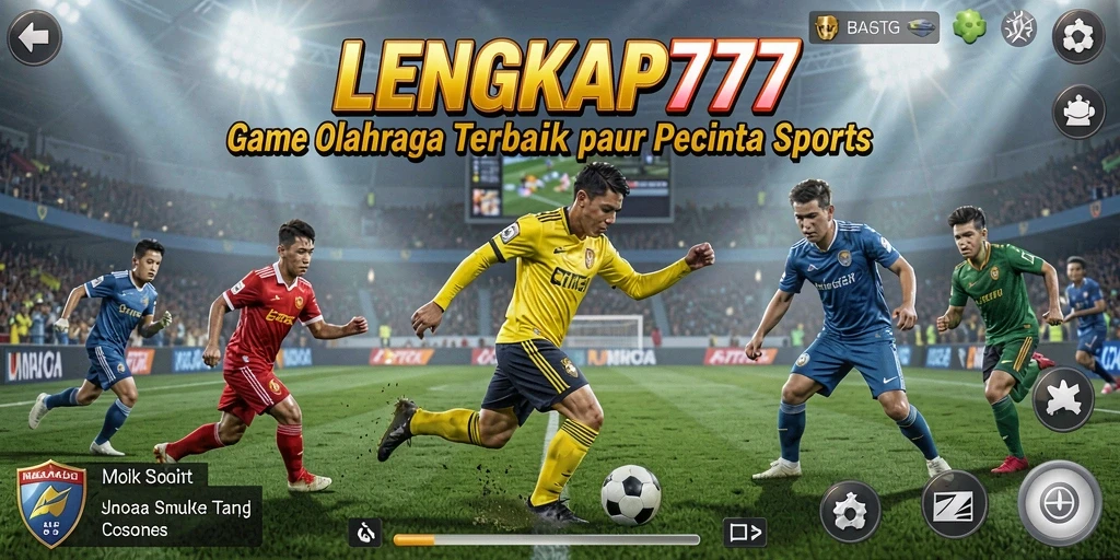 Gameplay seru dalam LENGKAP777 menampilkan aksi olahraga yang intens.