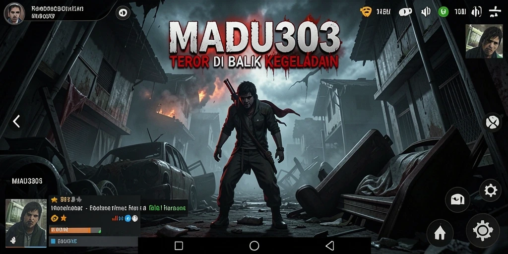 Gameplay MADU303 yang menegangkan dengan momen mengejutkan.