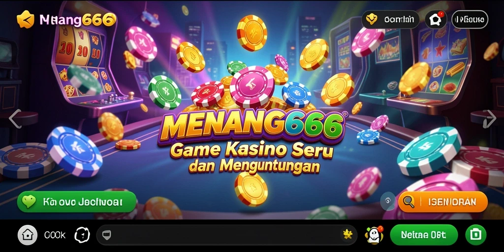 Tampilan menarik dari gameplay MENANG666 di kasino virtual.