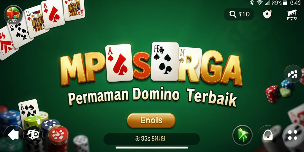 Tampilan gameplay seru dalam permainan Domino MPOSURGA.