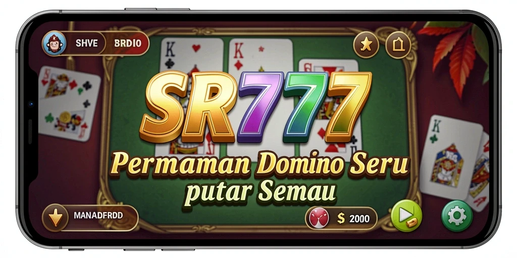 Tampilan gameplay seru dari SR777 menunjukkan keseruan permainan Domino.