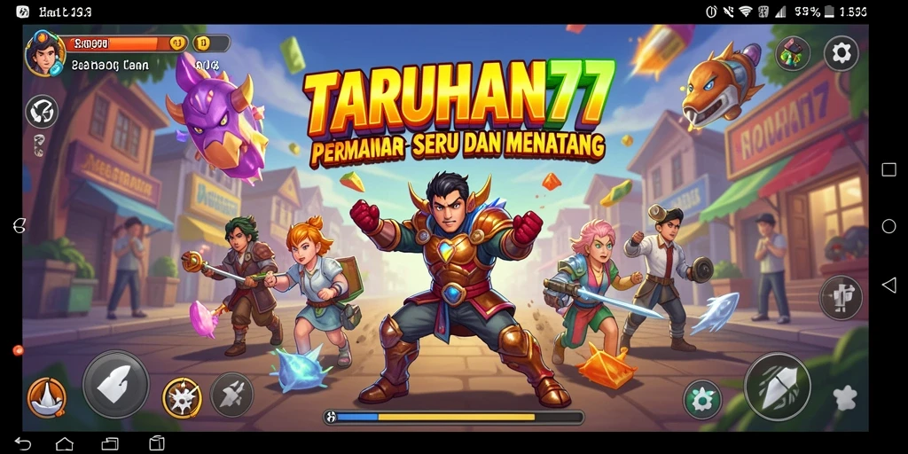 Tangkapan layar gameplay TARUHAN77 yang menantang dan seru.