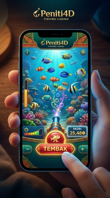 Antarmuka aplikasi peniti4d yang bersih dan mudah dinavigasi.